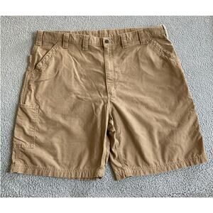 Carhartt Carpenter Shorts 46 Loose Fit Cargo Chino Brown Baggy Skater 44 x 9